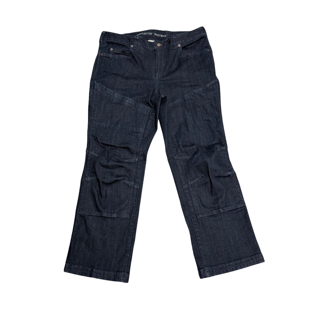 Duluth Trading Co Curvesetter Double Front Bootcut Jeans Carpenter 14x29 3237-18